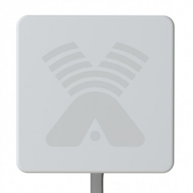 Антенна широкополосная AGATA-F MIMO 2x2 F-female (75 Ом) - панельная 4G/3G/2G (15-17 dBi)